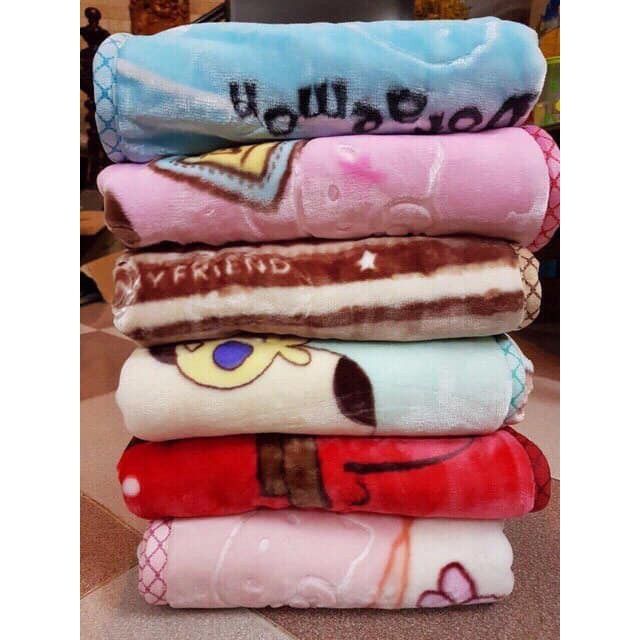 Chăn Lông Tuyết 3D Mềm Ấm 2 Lớp Cho Bé / Nhiều Mẫu