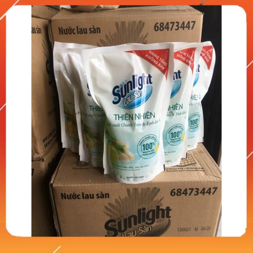Nước Lau Sàn Sunlight 700g - Chiết Xuất Chanh Yuzu Và Tinh Dầu Sả - Chính Hãng