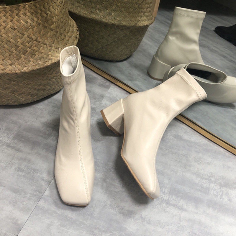 Boot cổ lỡ đế cao 5 phân/ Bốt nữ cá tính( Ảnh thật ở cuối ạ)
