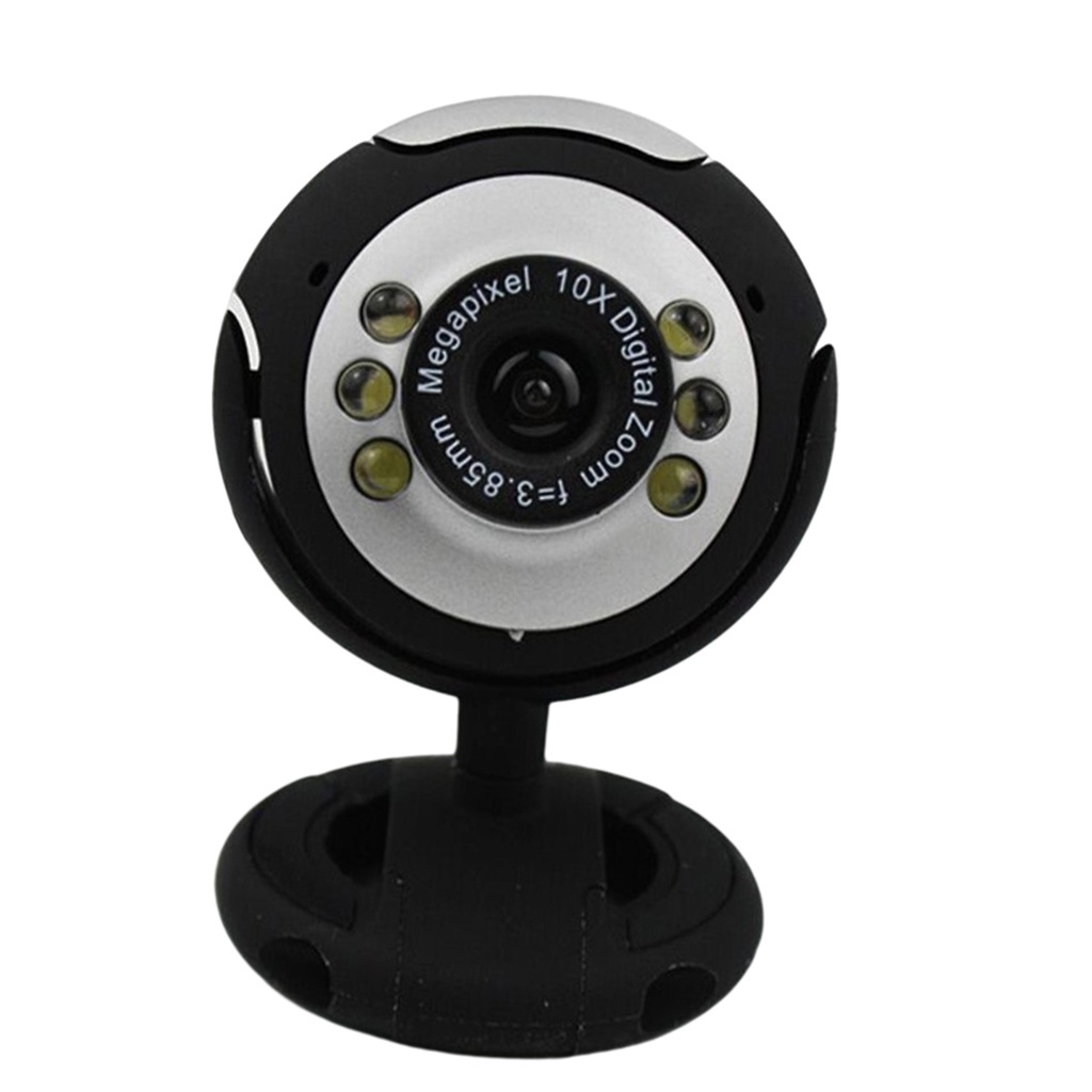 Webcam 10X Lzdjhyke1 USB 2.0 Kẹp Máy Tính Có Micro Cho PC