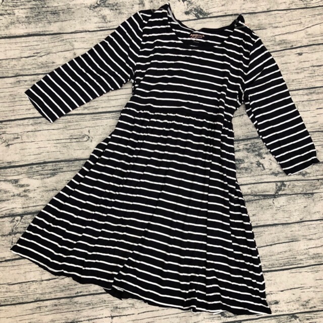váy Baby doll kẻ ngang 3 màu