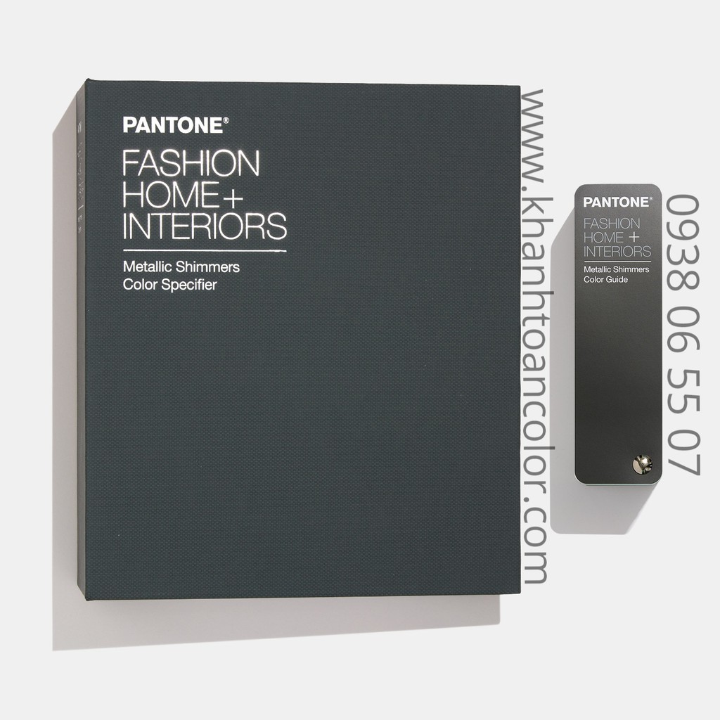 (CHÍNH HÃNG) Bảng màu Pantone TPM Metallics Shimmer Color Guide và Specifier FHIP530A - Phiên bản 2021 200 màu