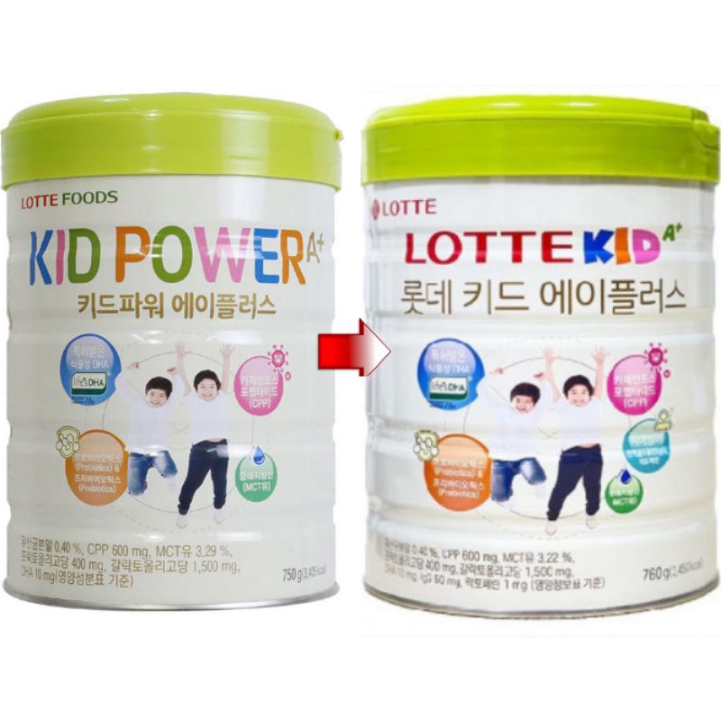 [CHÍNH HÃNG - KÈM QUÀ] Sữa Bột Kid Power A+ lon 750g Nội Địa Hàn quốc mẫu mới date 2023