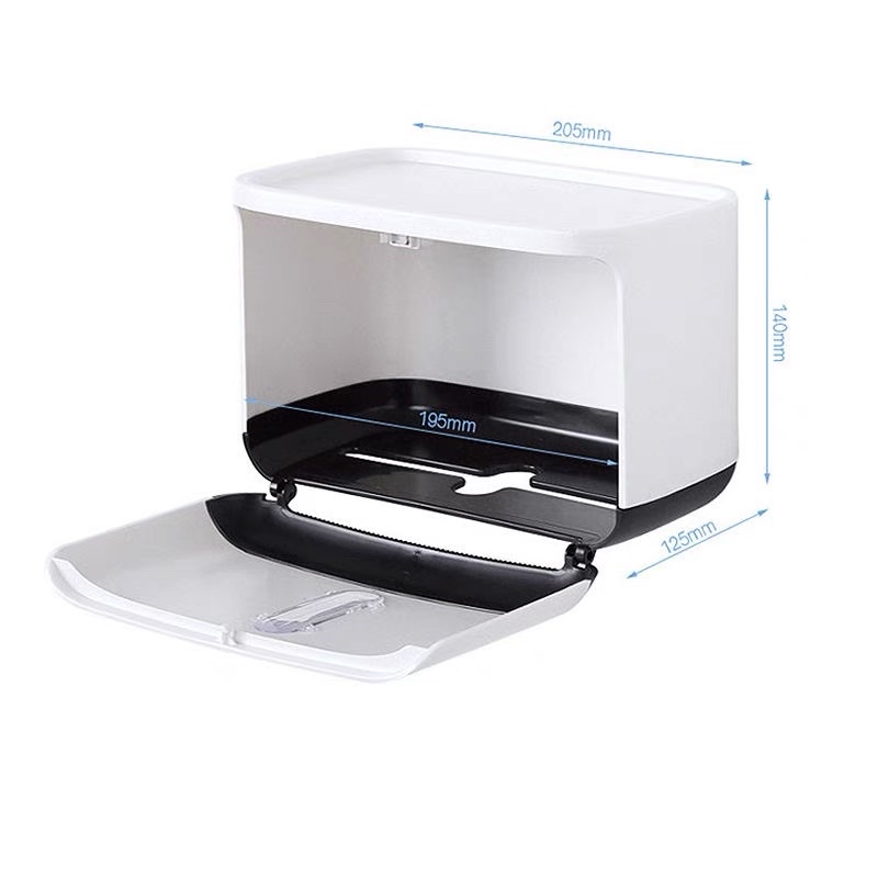 Hộp Đựng Giấy Vệ Sinh ECOCO Chống Nước Dán Tường Cực Chắc, Hộp Đựng Đồ Đa Năng Dán Tường 1808