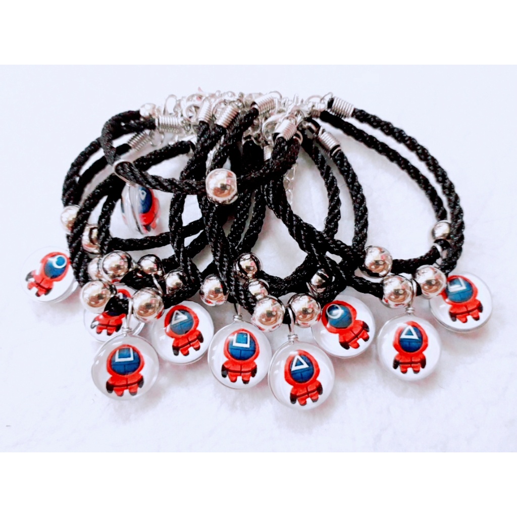 Set 10 vòng tay hình hoạt hình dễ thương
