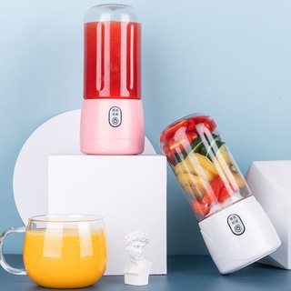 [ BẢO HÀNH ] Máy Xay Sinh Tố Cầm Tay Sạc Tích Điện Tiện Lợi  Cốc Xay 4 Lưỡi Dao Thép 304 Sắc Bén