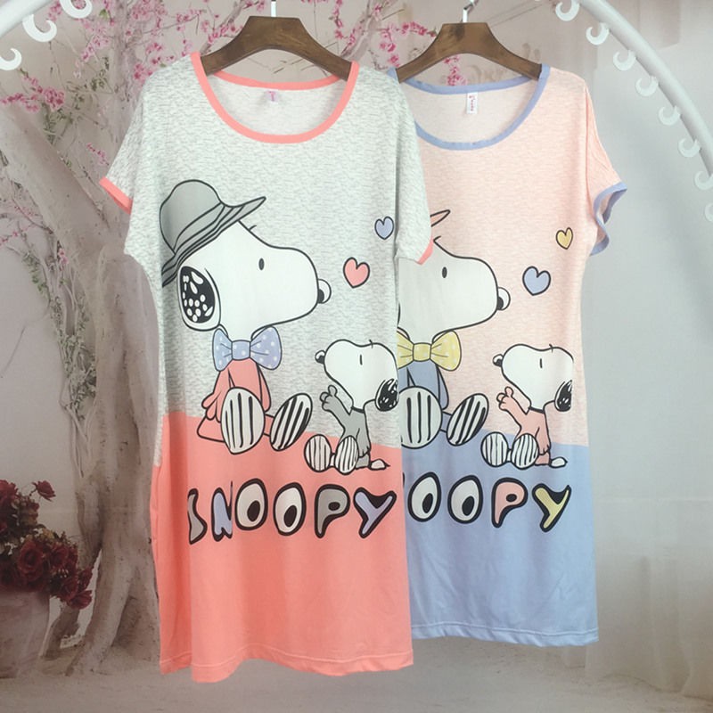 Váy Ngủ 🌹FREESHIP🌹 Váy Nữ Đẹp Dáng Suông Chất Cotton Mát, Mịn Họa Tiết Dễ Thương Siêu Rẻ Hàng Loại 1 Siêu Hót AN13