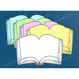 [Đồ dùng dạy học] Bảng phụ hình cuốn tập