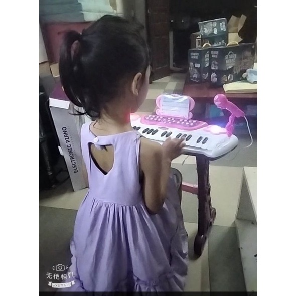 [GIÁ TỐT] Đồ chơi đàn piano kèm micro cho bé