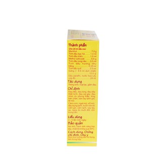 Dầu gừng Thái Dương 24ml - cvspharmacy