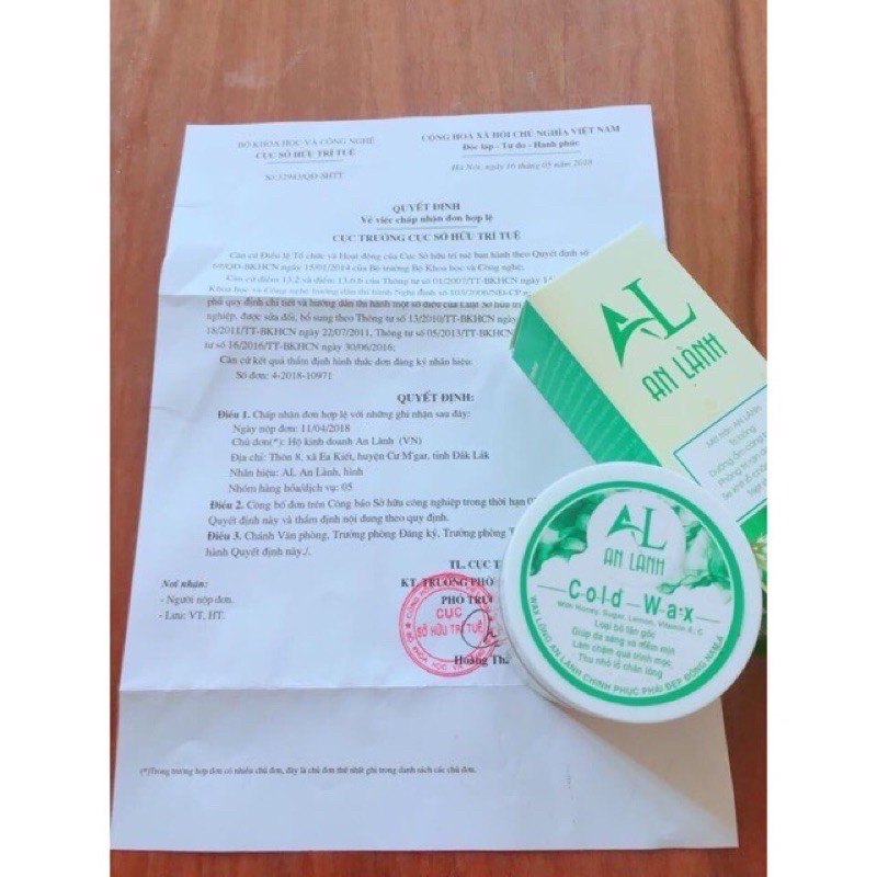 Combo Triệt Lông Vĩnh Viễn An Lành (Wax + Mỡ trăn) Tặng 50 tờ giấy và 2 que | BigBuy360 - bigbuy360.vn
