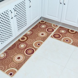 Thảm Nhà Bếp Cao Cấp 1 Thảm Dài + 1 Thảm Ngắn Màu Ngẫu Nhiên