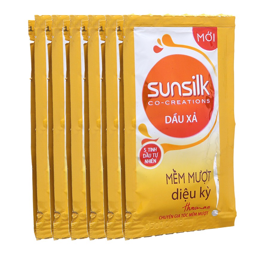 [Giá hủy diệt] SUNSILK Dầu gội Vàng mềm mượt diệu kỳ 6g 12 gói