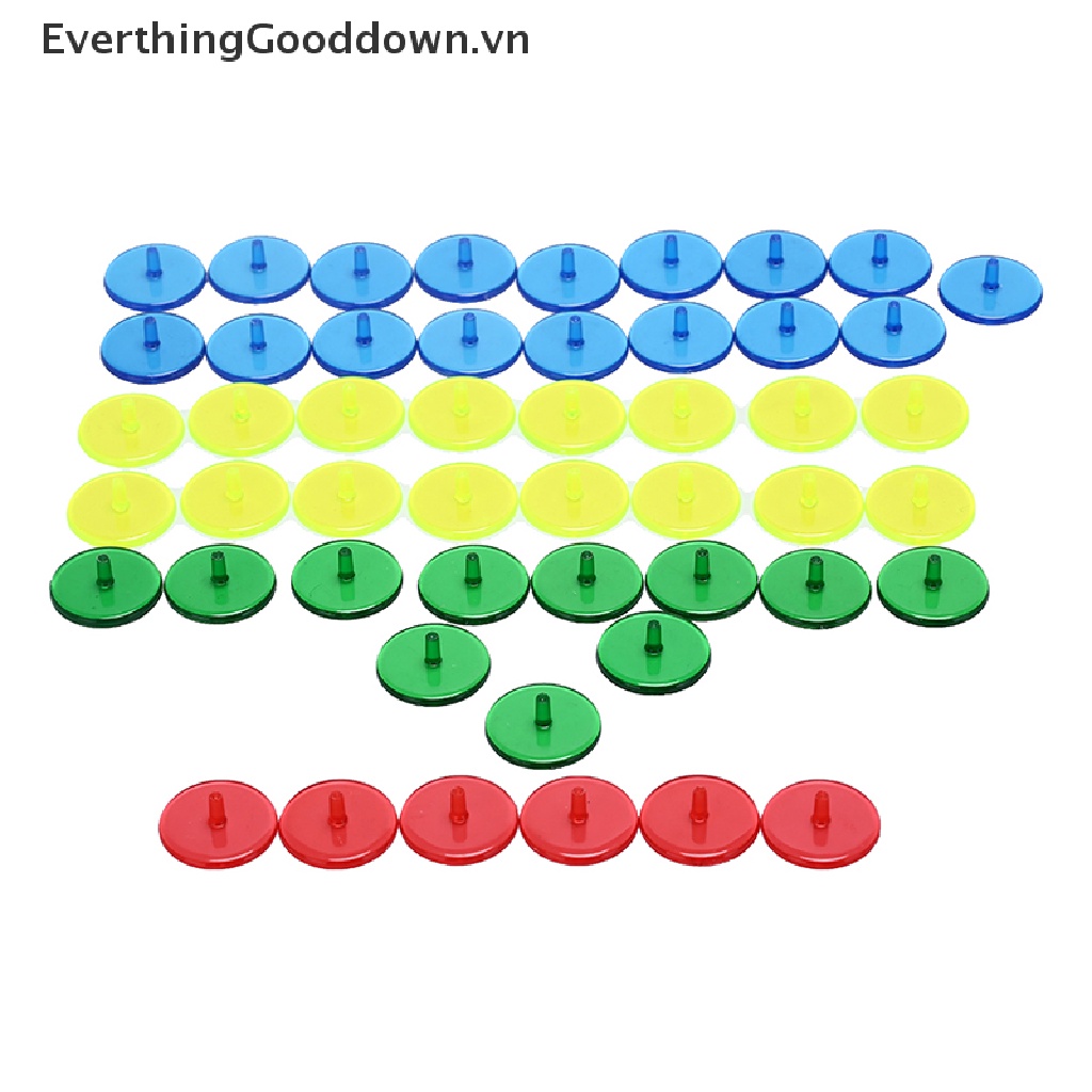 Bộ 50 Bóng golf Nhựa Trong Suốt 24mm Đánh Dấu Vị Trí