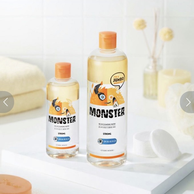 Dầu tẩy trang kết hợp nước Etude House Monster Oil In Cleansing Water