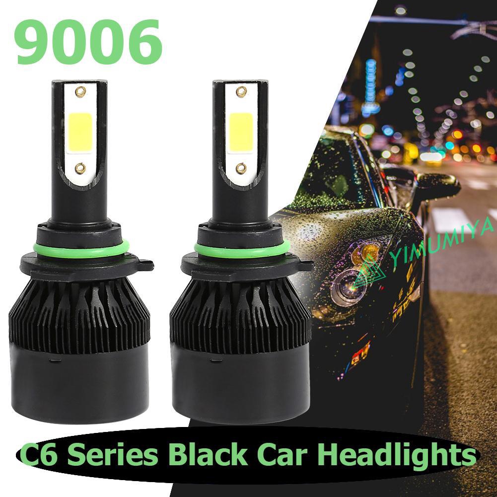 YI 2pcs C6 LED Car Headlight Bulb H1 H3 H4 H7 H11 9005 9006 36W COB Headlamps