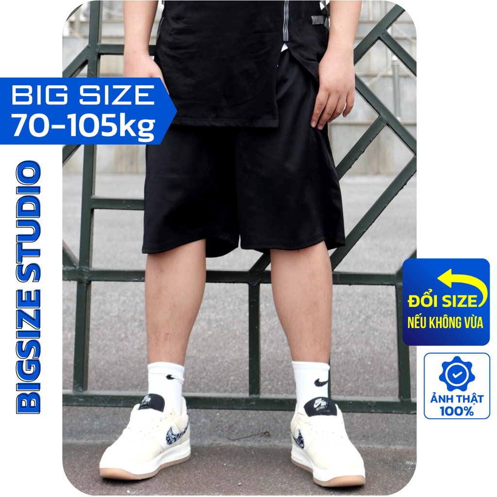 QUẦN ĐÙI TRÊN GỐI BIGSIZE SUTIDIO VẢI SIÊU MÁT DÀNH CHO NGƯỜI BÉO 70kg - 100kg