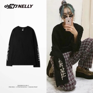 Áo phông unisex áo thun Nelly tay in chữ cực chất