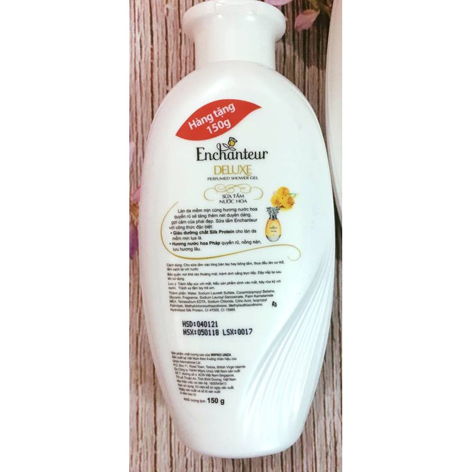 Sữa Tắm Trắng Và Dưỡng Ẩm Enchanteur Charming