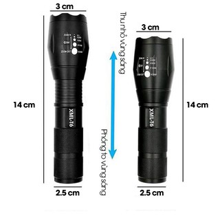 Đèn Pin Siêu Sáng Thế Hệ Mới XML-T6