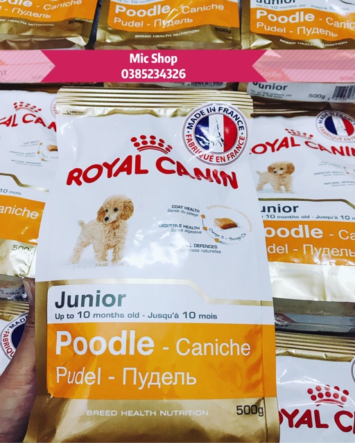 Thức ăn Royal Canin Poodle Junior cho chó