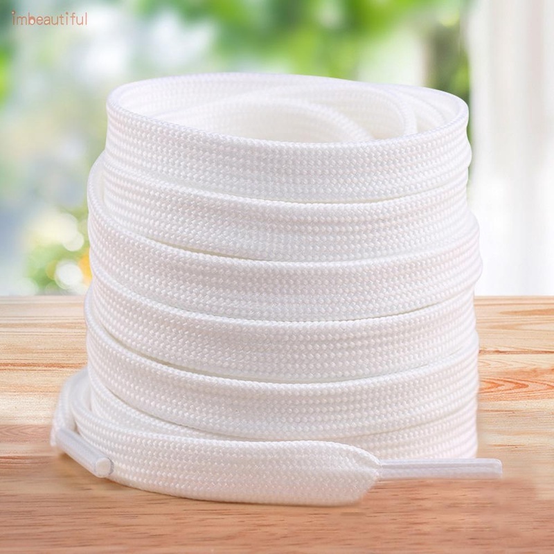 Dây Buộc Giày Thể Thao Màu Trắng Cổ Điển 80/100/120CM