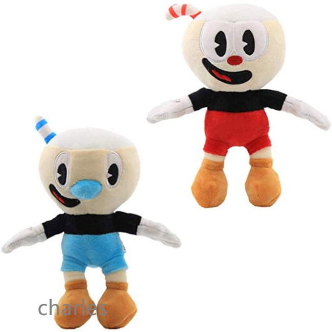 Đồ chơi nhồi bông hình Cuphead 9.8 inch