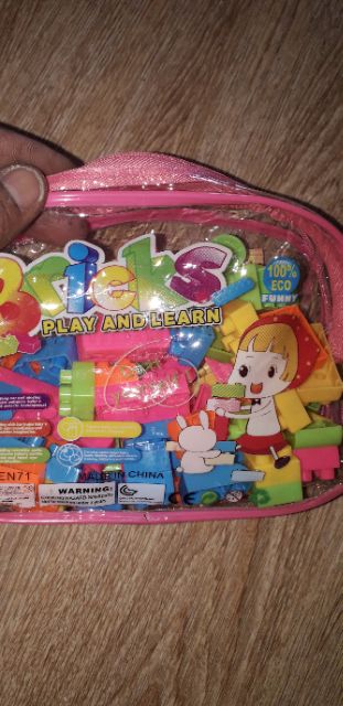 Giỏ lắp ráp Mô hình đa năng Bricks EN71_634 có nhiều chi tiết bằng nhựa ABS rất đẹp