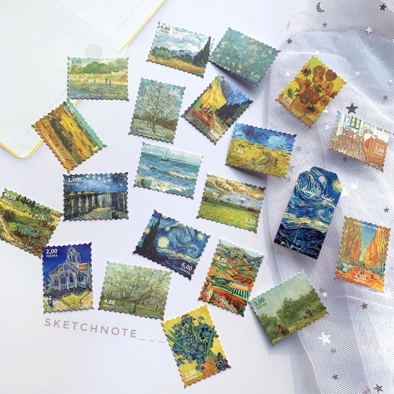 Sticker stamp vintage ST075