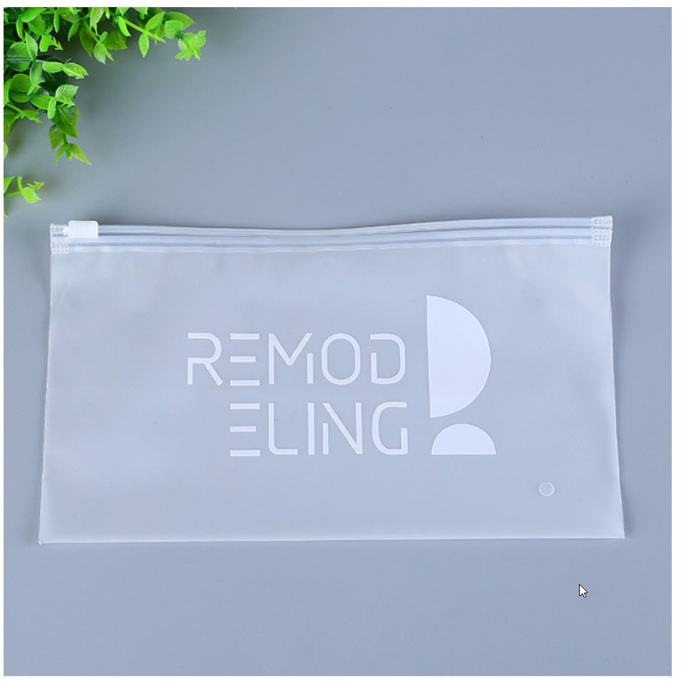 [HCM] Combo 100 Túi zip mờ kéo khoá đựng đồ, bảo vệ và chống nước