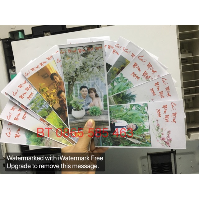 Lì xì in hình theo yêu cầu