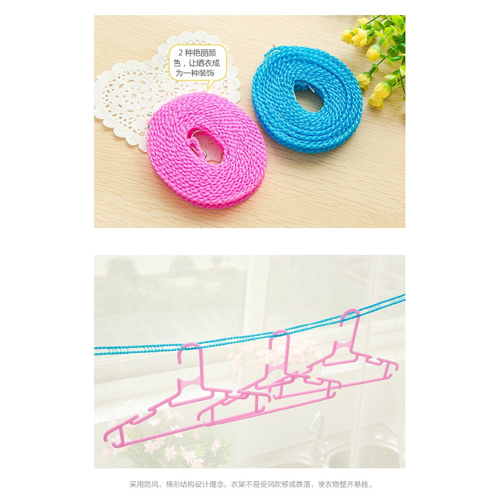 Bộ Móc Treo Quần Áo Chống Trượt Phong Cách Nhật Bản