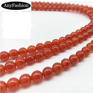  Carnelian Đỏ Mã Não Hạt 4-14mm Tròn Tự Nhiên Rời Hạt Đá Tự Làm Cho Vòng Tay 