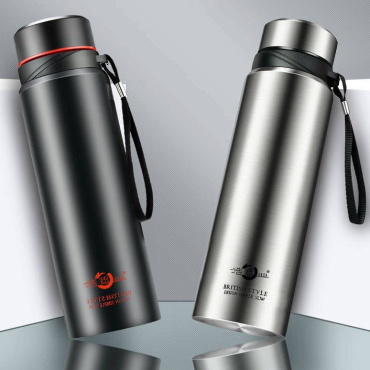 Bình Giữ Nhiệt Inox - Có Nắp Lọc Trà Dung Tích 800Ml , 1000Ml ( Inox 304 Không Gỉ )