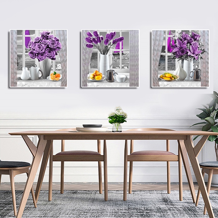 Tranh treo phòng ăn XẢ KHO 10 mẫu tráng gương giá rẻ, treo tường cực đẹp, trang trí decor phòng đẹp hơn tranh canvas