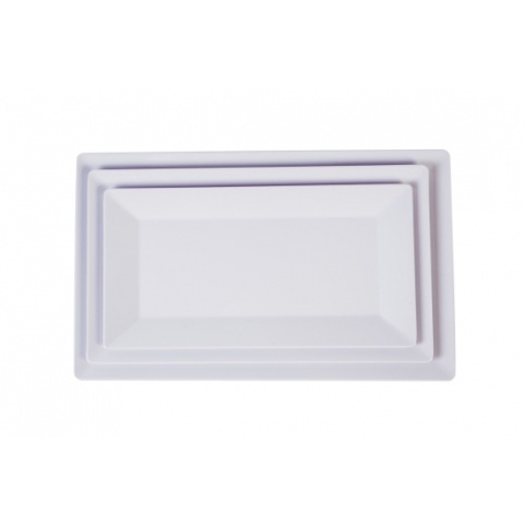 Khay Nhựa Meamine Màu Trắng Nhiêu Size