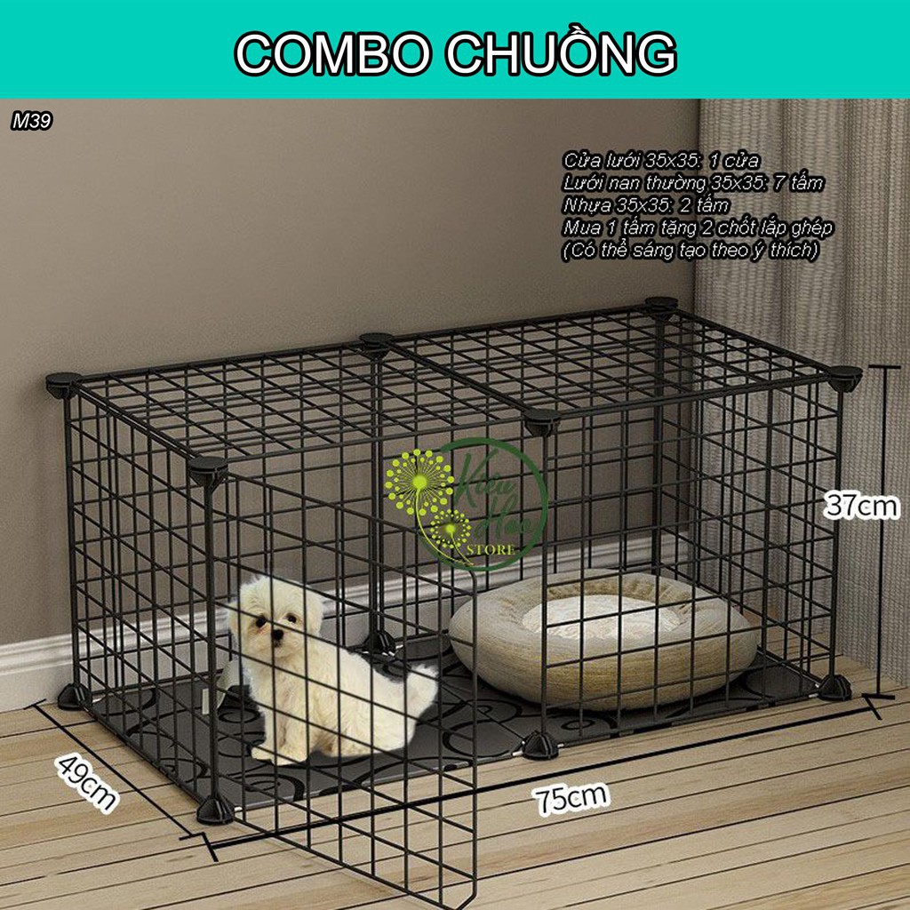 CHUỒNG CHÓ/MÈO 3 TẦNG TRẮNG (comboC11)