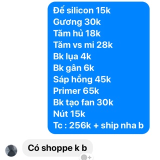 Combo cho khách lẻ