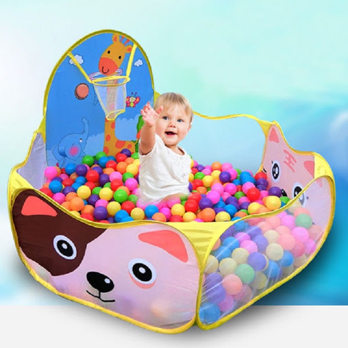 Bóng Nhựa Việt Nam - Banh Đồ chơi trẻ em - Túi 100 quả chơi nhà bóng lều bóng No.101726