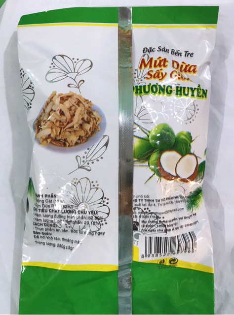 Mứt dừa sấy giòn