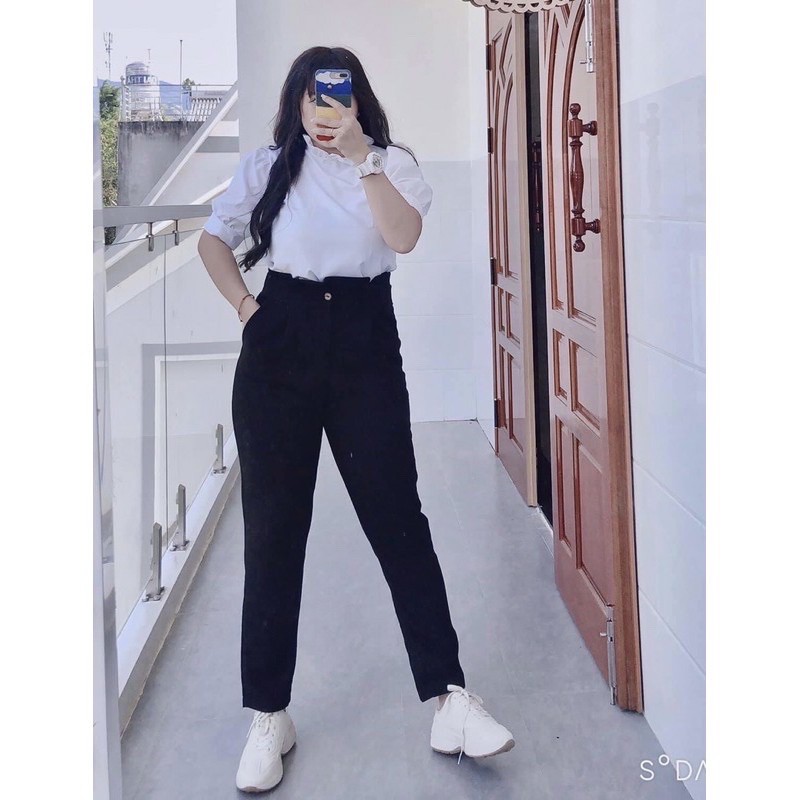 sét cổ bèo +quần baggy #bigsize 60=>90kg
