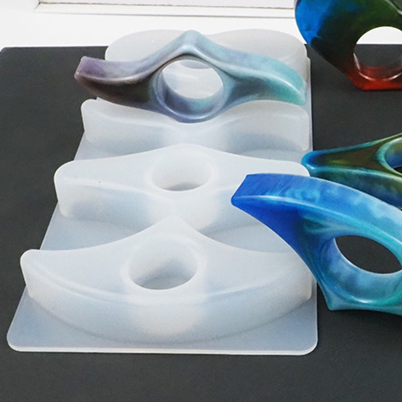 Khuôn Silicone Làm Thẻ Đánh Dấu Trang Sách Bằng Resin Epoxy Pha Lê Thủ Công DIY