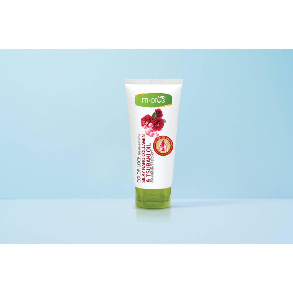 Hấp Khóa Màu Tơ Tằm M.Pros Nano Collagen &amp; Tsubaki Oil - Phục Hồi Chuyên Sâu 150ml
