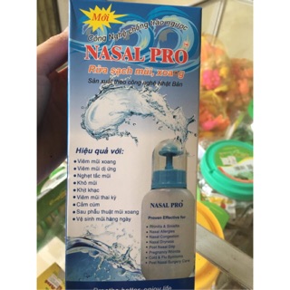 Bình rửa mũi NASAL PRO cho bé( kèm gói muối)