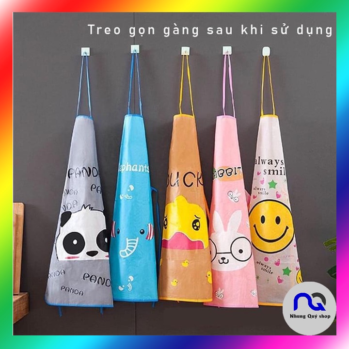 Tạp dề hoạt hình ngộ nghĩnh và siêu cute