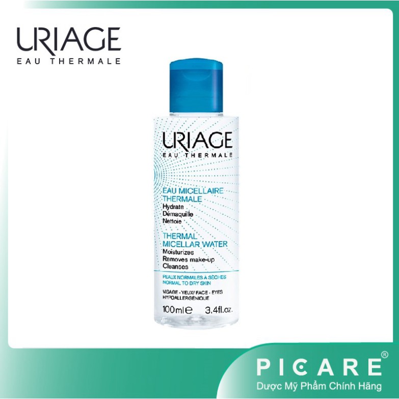 [CHÍNH HÃNG] Uriage Nước Tẩy Trang Dành Cho Da Thường Và Da Khô Eau Thermal Micellar Water 100ML