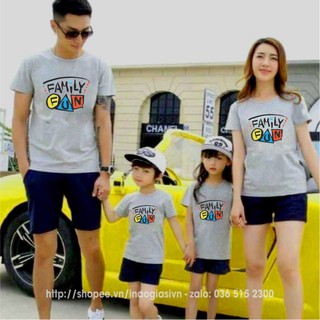 Áo thun gia đình mẫu mới
