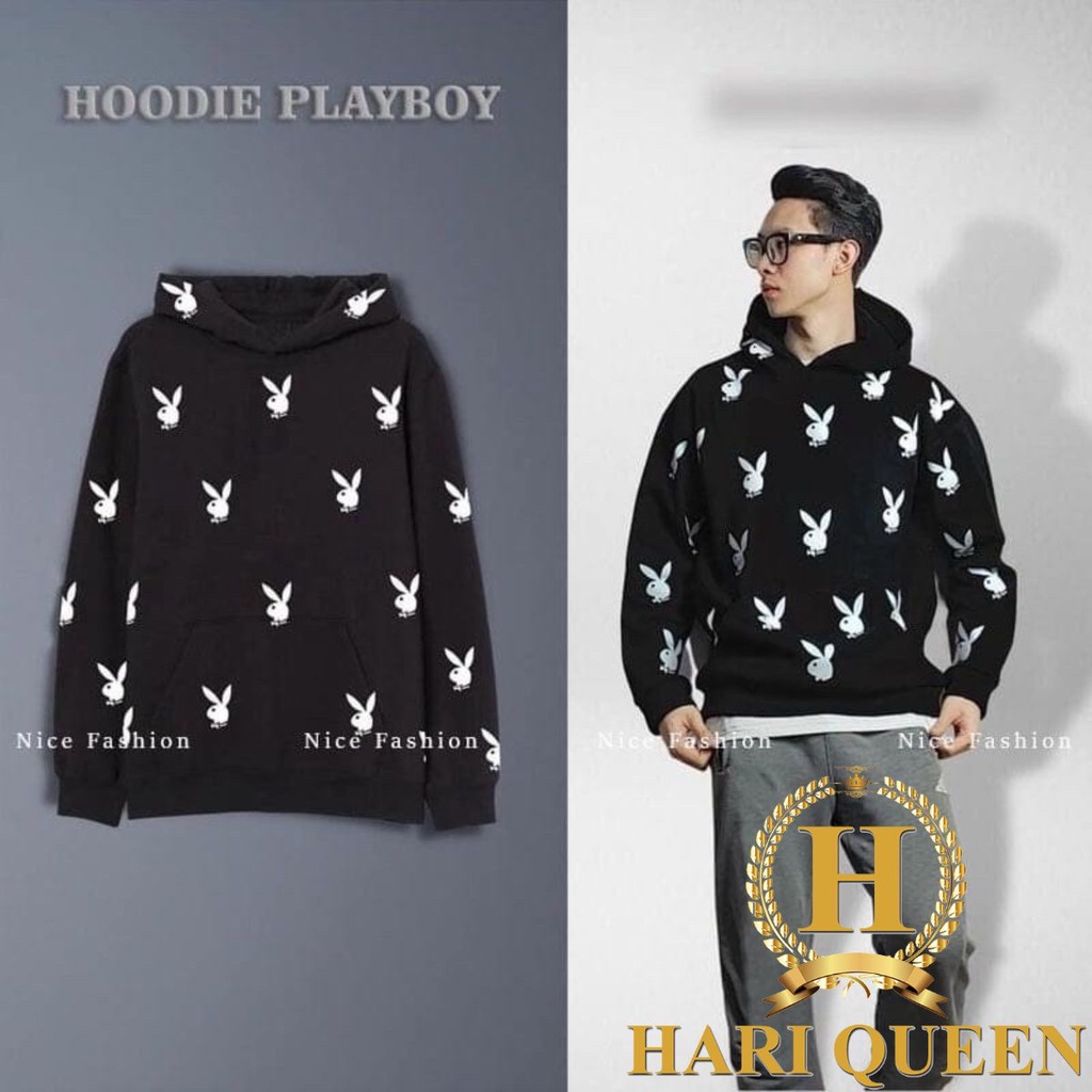 Áo hoodie thỏ in kín toàn thân mẫu hot 2022 HARIQUEEN