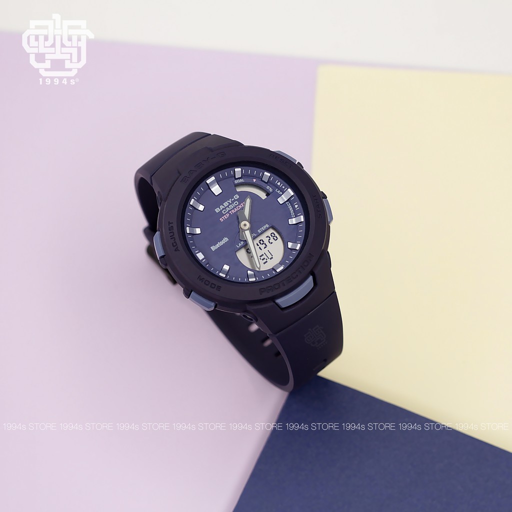Đồng hồ nữ Casio Baby-G BSA-B100 Series, chống va đập, chống nước 100m, hàng chính hãng