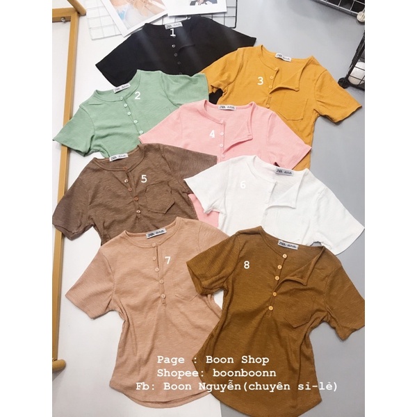 ÁO THUN TĂM CÚC 1 TÚI TAY CỘC MS11082